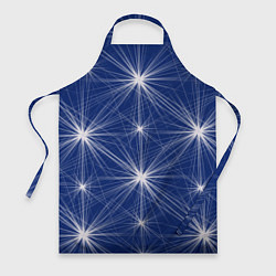 Фартук Звезды на синем фоне