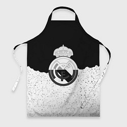 Фартук кулинарный Реал Мадрид лого ночь текстура, цвет: 3D-принт