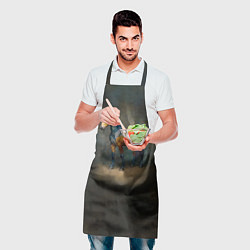 Фартук кулинарный Конь Ренессанс, цвет: 3D-принт — фото 2