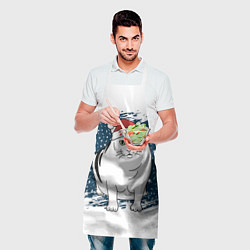 Фартук кулинарный Кот Бендер - 2026, цвет: 3D-принт — фото 2