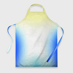 Фартук кулинарный Color yellow blue white, цвет: 3D-принт