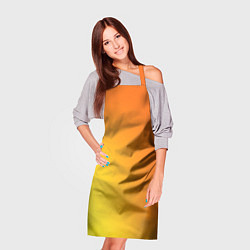 Фартук кулинарный Color orange red, цвет: 3D-принт — фото 2