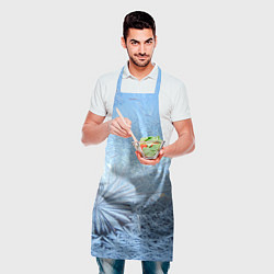 Фартук кулинарный Кристально-чистый морозный узор, цвет: 3D-принт — фото 2