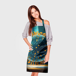 Фартук кулинарный Вирус в лаборатории, цвет: 3D-принт — фото 2