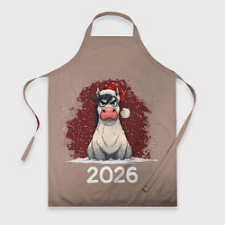 Фартук кулинарный Сердитая лошадка 2026, цвет: 3D-принт