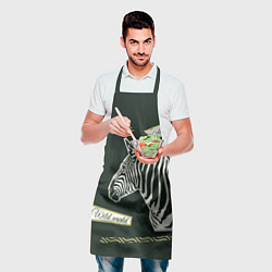 Фартук кулинарный Зебра-коллаж, цвет: 3D-принт — фото 2