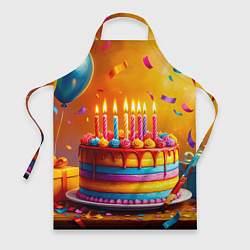 Фартук Радуга праздничного торта
