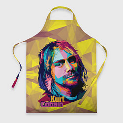 Фартук кулинарный Kurt Cobain: Abstraction, цвет: 3D-принт