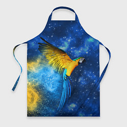 Фартук кулинарный Космический попугай, цвет: 3D-принт