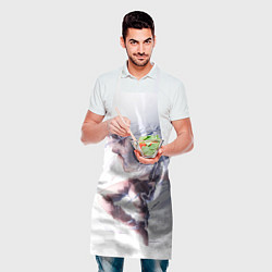 Фартук кулинарный Бездомный бог, цвет: 3D-принт — фото 2