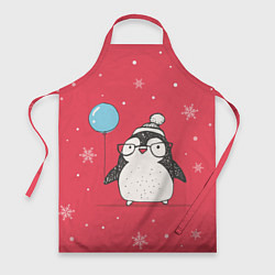 Фартук кулинарный Влюбленная пингвинка, цвет: 3D-принт