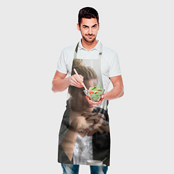 Фартук кулинарный Робби Марго в кафе, цвет: 3D-принт — фото 2