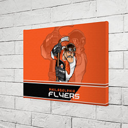 Холст прямоугольный Philadelphia Flyers, цвет: 3D-принт — фото 2