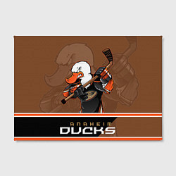 Холст прямоугольный Anaheim Ducks, цвет: 3D-принт — фото 2