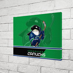 Холст прямоугольный Vancouver Canucks, цвет: 3D-принт — фото 2