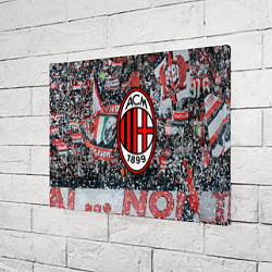 Холст прямоугольный Milan FC, цвет: 3D-принт — фото 2