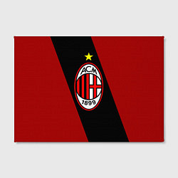 Холст прямоугольный Milan FC: Red Collection, цвет: 3D-принт — фото 2