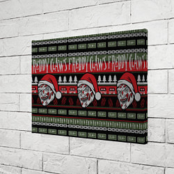 Холст прямоугольный Freddy Christmas, цвет: 3D-принт — фото 2