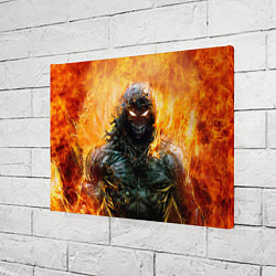 Холст прямоугольный Disturbed: Monster Flame, цвет: 3D-принт — фото 2