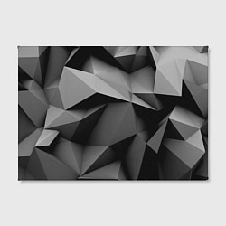 Холст прямоугольный Gray abstraction, цвет: 3D-принт — фото 2