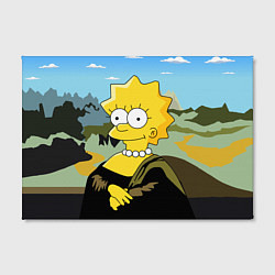 Холст прямоугольный Mona Liza, цвет: 3D-принт — фото 2