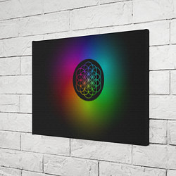 Холст прямоугольный Coldplay Colour, цвет: 3D-принт — фото 2