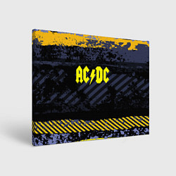 Холст прямоугольный AC/DC: Danger Style, цвет: 3D-принт