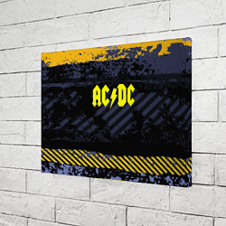 Холст прямоугольный AC/DC: Danger Style, цвет: 3D-принт — фото 2