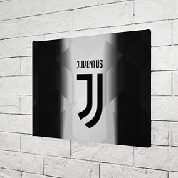 Холст прямоугольный FC Juventus: Silver Original, цвет: 3D-принт — фото 2