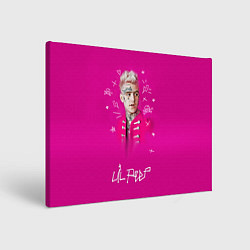 Холст прямоугольный Lil Peep: Pink Light, цвет: 3D-принт