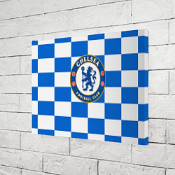 Холст прямоугольный FC Chelsea: Grid, цвет: 3D-принт — фото 2