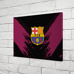 Холст прямоугольный Barcelona FC: Sport Fashion, цвет: 3D-принт — фото 2