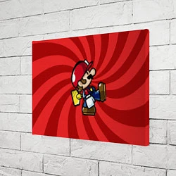 Холст прямоугольный Super Mario: Red Illusion, цвет: 3D-принт — фото 2