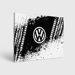 Холст прямоугольный Volkswagen: Black Spray, цвет: 3D-принт