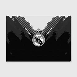 Холст прямоугольный FC Real Madrid: Black Style, цвет: 3D-принт — фото 2