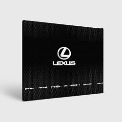 Холст прямоугольный Lexus: Black Abstract, цвет: 3D-принт