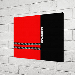 Холст прямоугольный Linkin Park: Red & Black, цвет: 3D-принт — фото 2