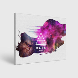 Холст прямоугольный 30 STM: Space Wave, цвет: 3D-принт