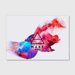 Холст прямоугольный 30 Seconds to Mars, цвет: 3D-принт — фото 2
