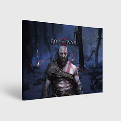 Холст прямоугольный God of War: Kratos, цвет: 3D-принт