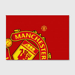 Холст прямоугольный FC Man United: Red Exclusive, цвет: 3D-принт — фото 2