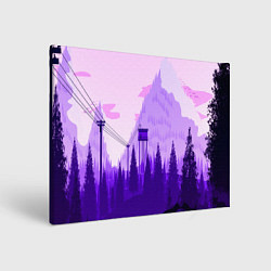 Картина прямоугольная Firewatch: Violet Wood