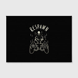 Холст прямоугольный Respawn: Dead Player, цвет: 3D-принт — фото 2