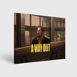 Холст прямоугольный Vincent: A Way Out, цвет: 3D-принт