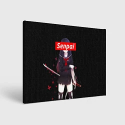 Холст прямоугольный Senpai Assassin, цвет: 3D-принт