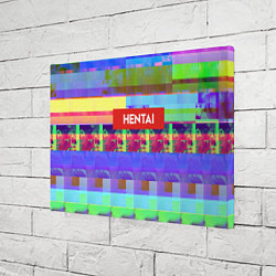 Холст прямоугольный Hentai TV, цвет: 3D-принт — фото 2