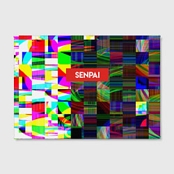 Холст прямоугольный SENPAI TV, цвет: 3D-принт — фото 2