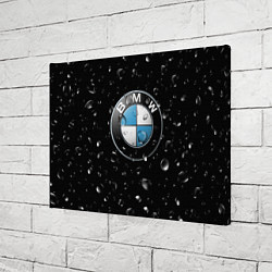 Холст прямоугольный BMW под Дождём, цвет: 3D-принт — фото 2