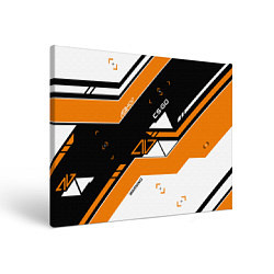 Холст прямоугольный CS:GO Asiimov Inverted, цвет: 3D-принт