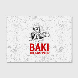 Холст прямоугольный Baki the Grappler, цвет: 3D-принт — фото 2